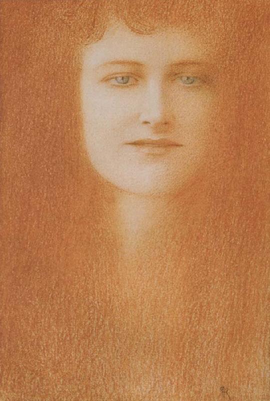 Fernand Khnopff Study of A woman Norge oil painting art